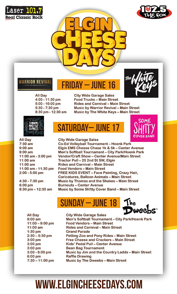 Events Elgin Cheese Days